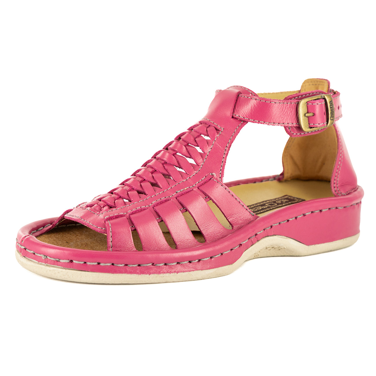 Fassie : Leather Sandal in Aurora Soft Saddle