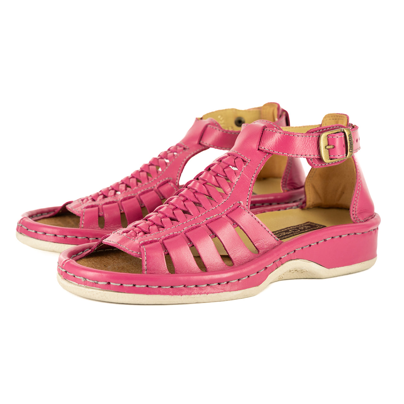 CDL Teddy Sandals Sサイズ ØMI Fassie : Leather Sandal in Aurora Soft Saddle – Omega