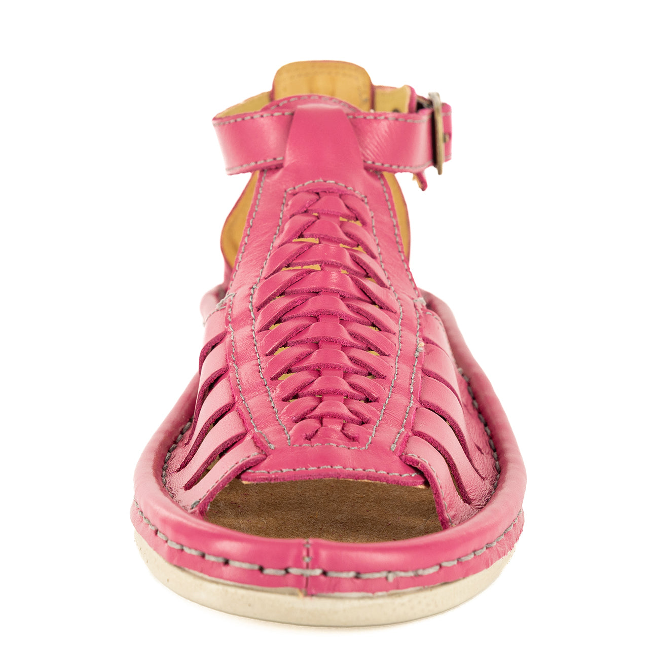 Fassie : Leather Sandal in Aurora Soft Saddle – Omega