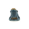 Kgosi : Leather Sandal in Navy Soft Saddle