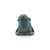 Kgosi : Leather Sandal in Navy Soft Saddle