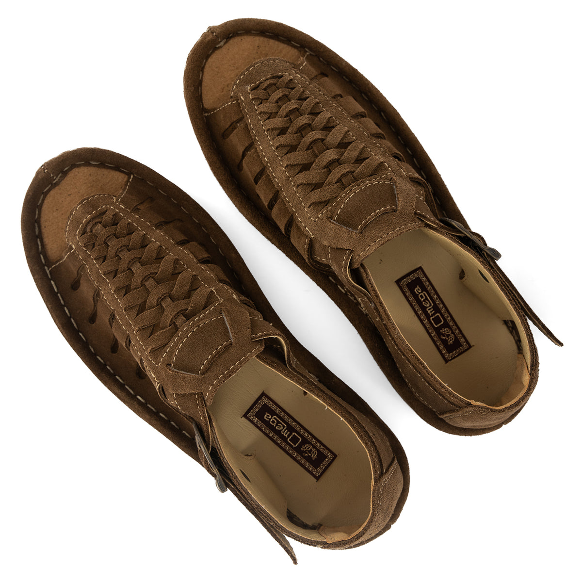 Kgosi : Leather Sandal in Donkey Suede