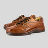 Melisizwe : Leather Shoe in Terracotta Buffalo Leather