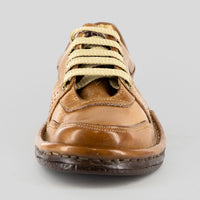 Melisizwe : Leather Shoe in Bone Buffalo Leather