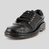 Melisizwe : Leather Shoe in Black Buffalo Leather