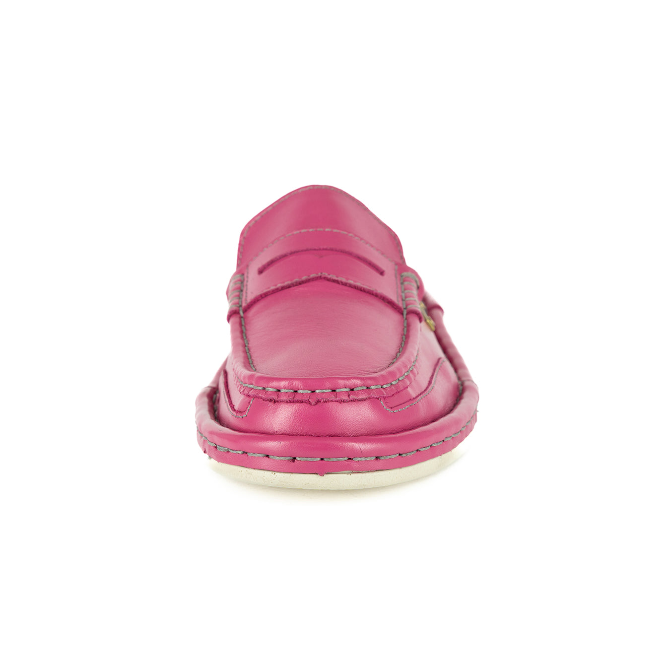 fua accessery door（M）サーモンピンク OMOM388 : Leather Mule in Aurora Soft Saddle Leather – Omega