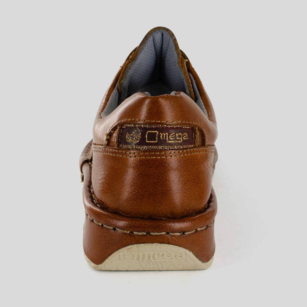 OMOM385 : Leather Shoe in Terracotta Buffalo Leather